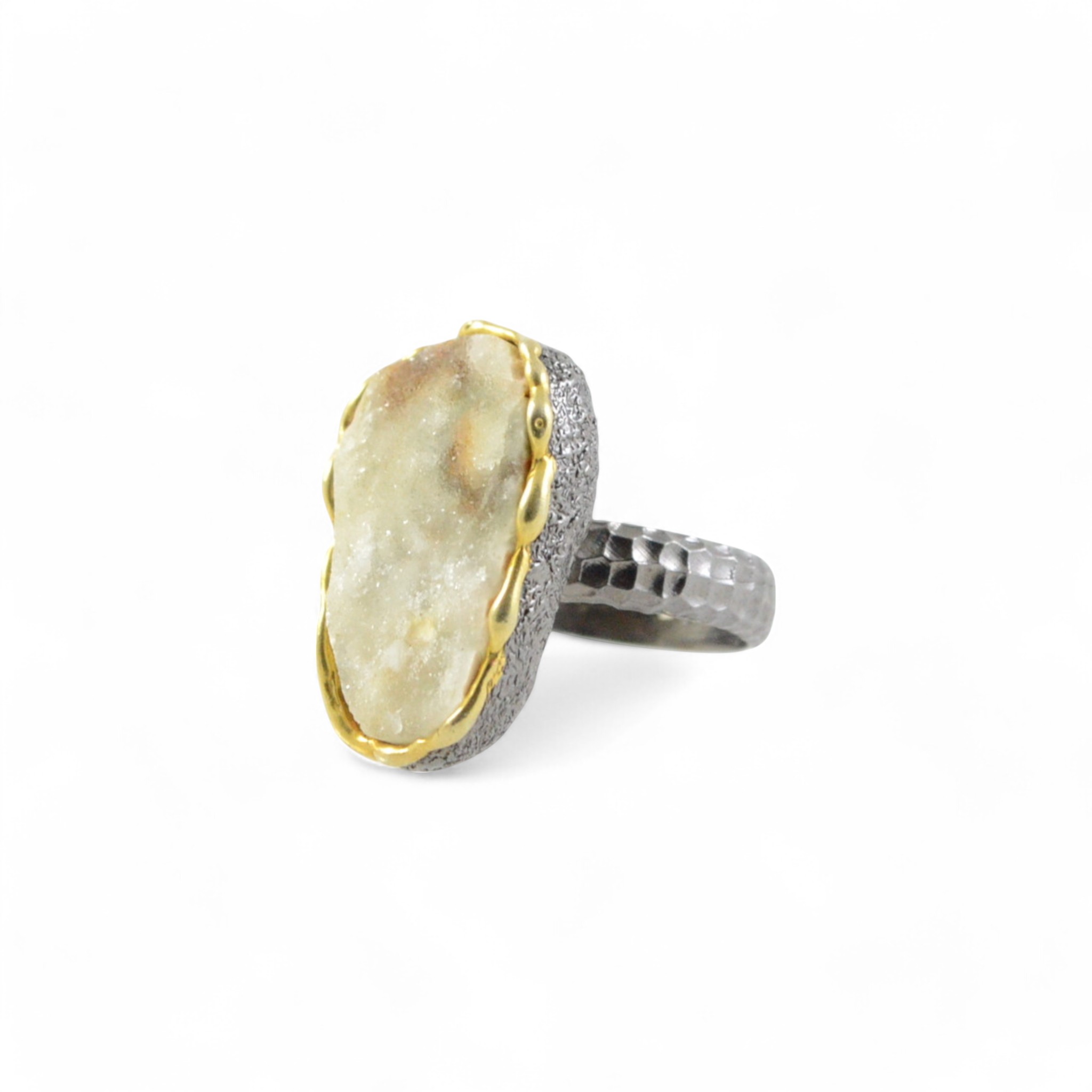 Howlite Silver Ring – Image 2